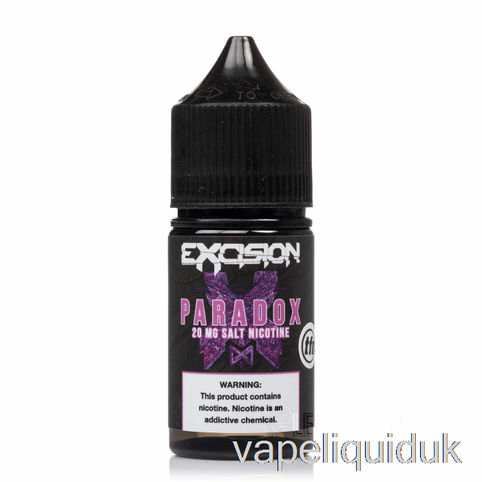 Paradox - Excision Salt - Alt Zero - 30mL 40mg Vape Juice